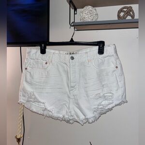 Free People Loving Good Vibrations Cut offs Shorts